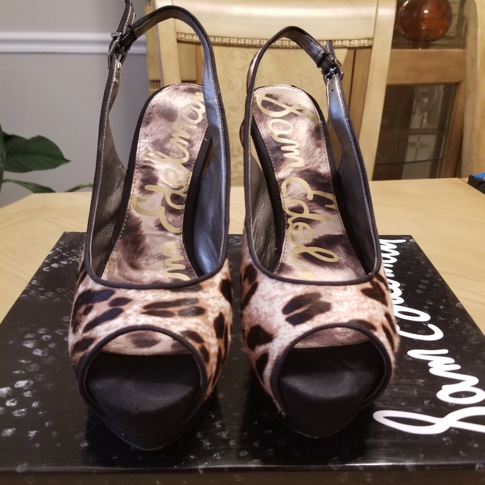 Leopard Print Heels - image 2